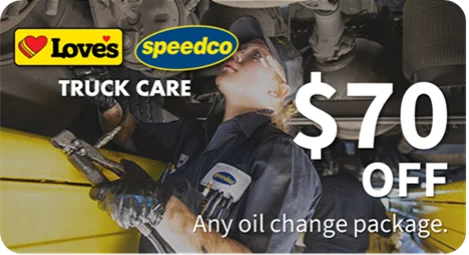 Loves Oil Change Discount - Reliable performance with Big Rig Savings and Loves.